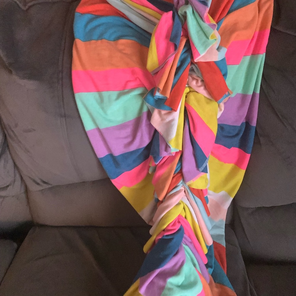 COLORFUL STRIPPED DRESS - Picture 13 of 16
